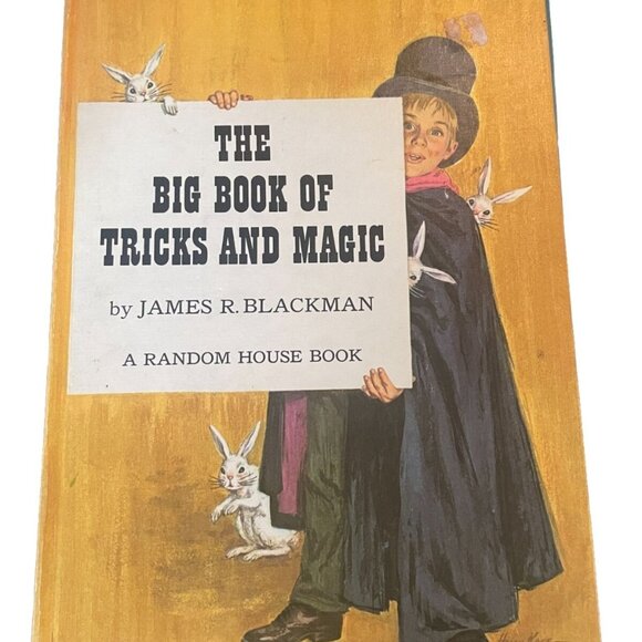 The Big Book of Tricks and Magic by James R. Blackman 1962 Hardcover Kids - Picture 1 of 10